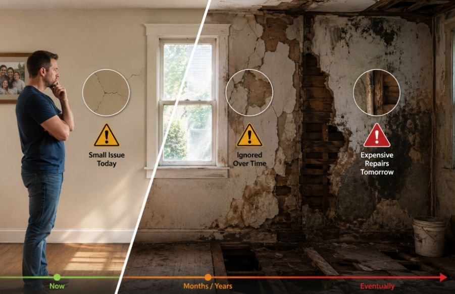 Why Home Repairs Become Bigger Problems Over Time
